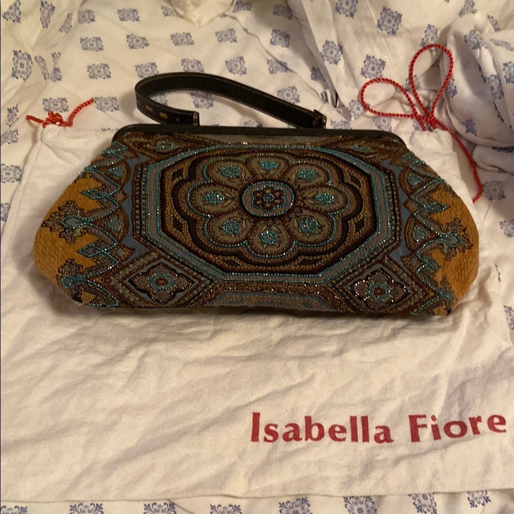 Isabella Fiore Multicolor Beaded bag